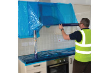 Hard Surface Protection Film FR TS63 600mm x 100m Blue Kitchen