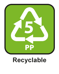 recyclable (5 PP)