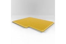 Fixed Grate & Frame Stairwell Hatch (LH Cut Out) 900mm x 1200mm