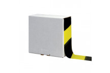 Hazard Warning Tape Barrier Tape Black/Yellow 75mm x 500m