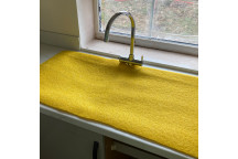 Spaghetti Mat Yellow Kitchen Protection