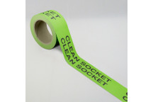 First Fix Clean Socket Tape 48mm x 66m Green/Black