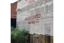 Printed Debris Netting White - Bespoke