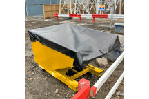 HD PVC Tipping Skip Cover with Magnets 1.7m x 2.25m