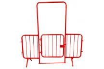 Pedestrian Barrier with Spring Loaded Gate