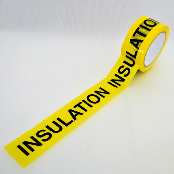 First Fix Insulation Tape 50mm x 66m Yellow