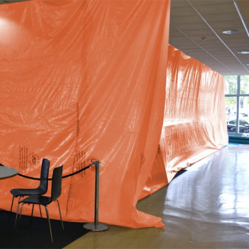 Polythene Film FR LPS1207 HD 4m x 25m Orange