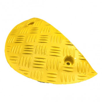 Speed Ramp End Section Yellow 50mm x 420mm x 210mm
