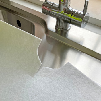 Tecdura Stickymat FR White Kitchen 1.1mm x 1.04m x 50m