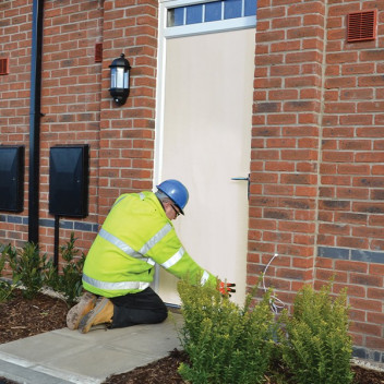 Tecdura Stickymat FR White Door 1.1mm x 1.04m x 10m