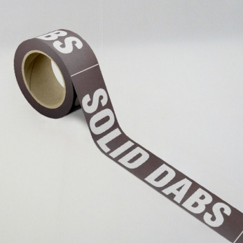 First Fix Solid Dabs Tape 50mm x 66m Brown