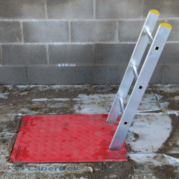 Ladder Hatch (Temporary Trap Door) 660 x 804mm Red