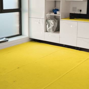 Tecdura Stickymat FR MD BS EN 13501-1:2018 1.5mm x 1.04m x 50m Yellow