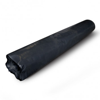 Polythene Film BBA 4m x 25m Black 300mu