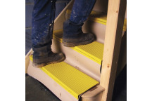 Stairtread Protector PVC Rigid 750mm x 210mm Yellow (20)