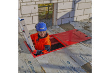 Ladder Hatch (Temporary Trap Door) 660 x 804mm Red