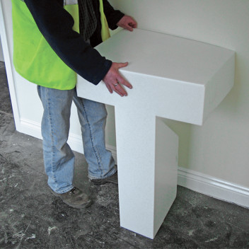 Basin Protector With Pedestal Basin Protector With Pedestal